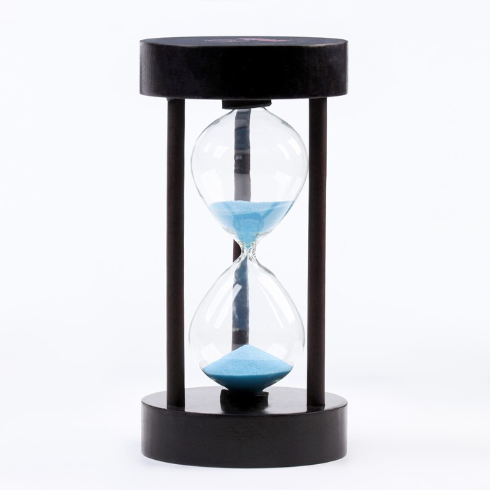 Песочные часы Амплуа, на 10 минут, 15.5 х 8 см, синий песочные часы африн на 5 минут 8 5 х 4 см