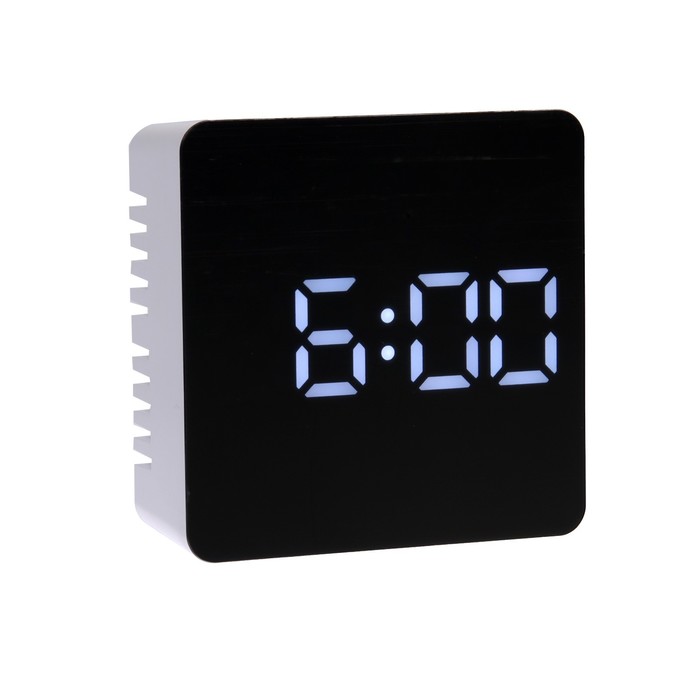 Часы-будильник Sakura SA-8523, электронные, будильник, 3хААА, белые часы будильник электронные цифры цифры белые с термометром белые 23х9 5х3 см 3244774