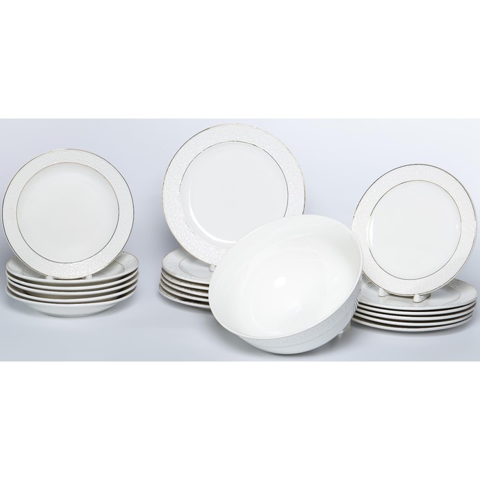 Набор посуды Olaff «Грация Астерия», 19 предметов набор посуды olaff мануэла 19 предметов