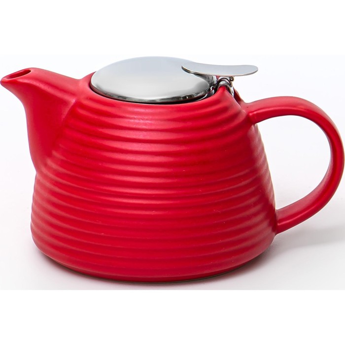 Чайник с фильтром Elrington «Феличита, матовый», 700 мл, цвет красный