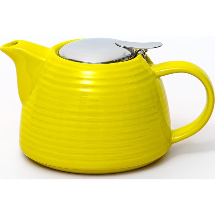 Чайник с фильтром Elrington «Феличита, глазурь», 700 мл, цвет жёлтый