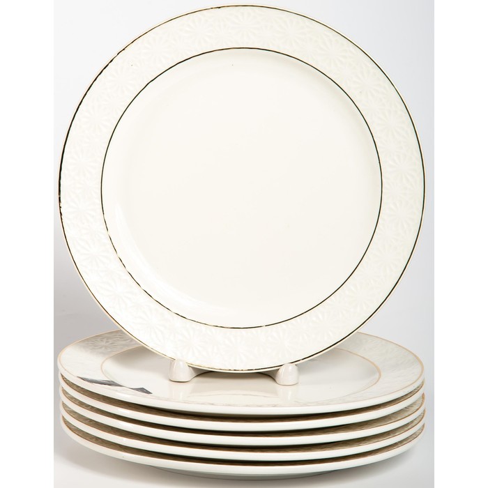 Набор тарелок Balsford «Грация нежность», d=21 см, 6 шт набор тарелок balsford эмма 4 шт d 20 5 см