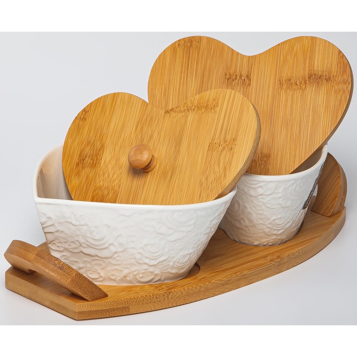 Набор баночек для хранения Balsford «Роза», 550 мл, 2 шт