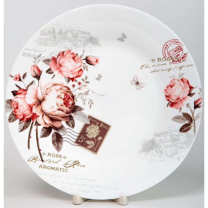Тарелка Olaff «Жозефина», d=25 см тарелка olaff утренний барокко d 19 см