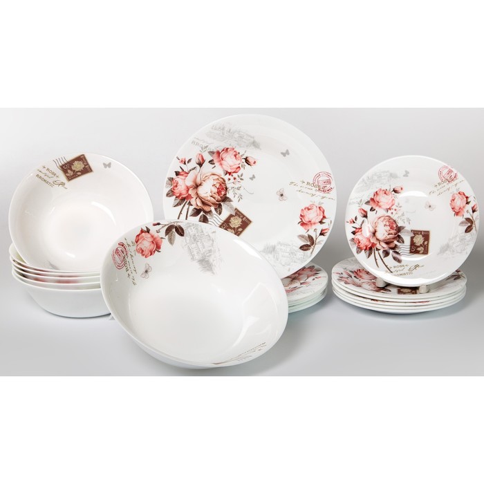 Набор столовый Olaff «Жозефина», 19 предметов набор посуды olaff утренний барокко 19 предметов