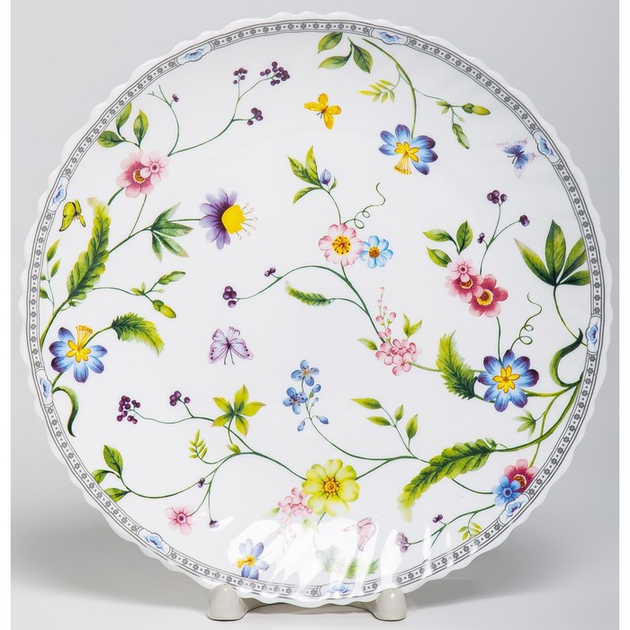 Тарелка Olaff «Мануэла», d=22 см тарелка olaff утренний барокко d 22 см