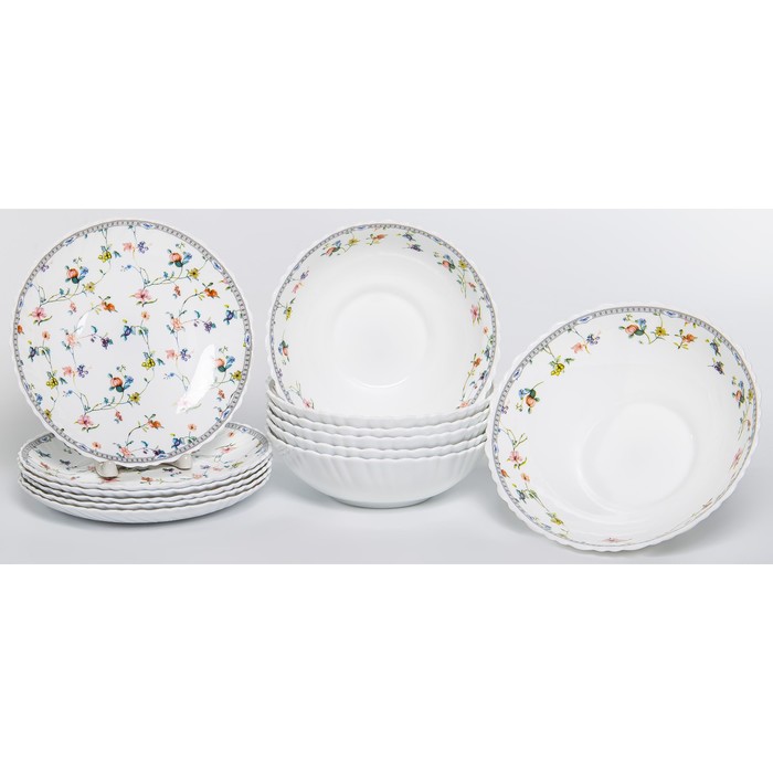 Набор посуды Olaff «Зирана», 13 предметов набор посуды olaff утренний барокко 13 предметов