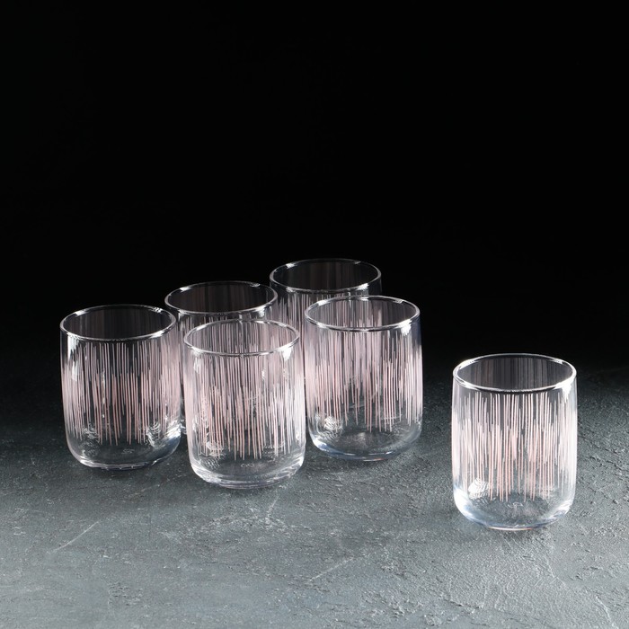 Набор стеклянных стаканов Focus, 280 мл, 6 шт набор стеклянных стаканов плэже 330 мл 6 шт