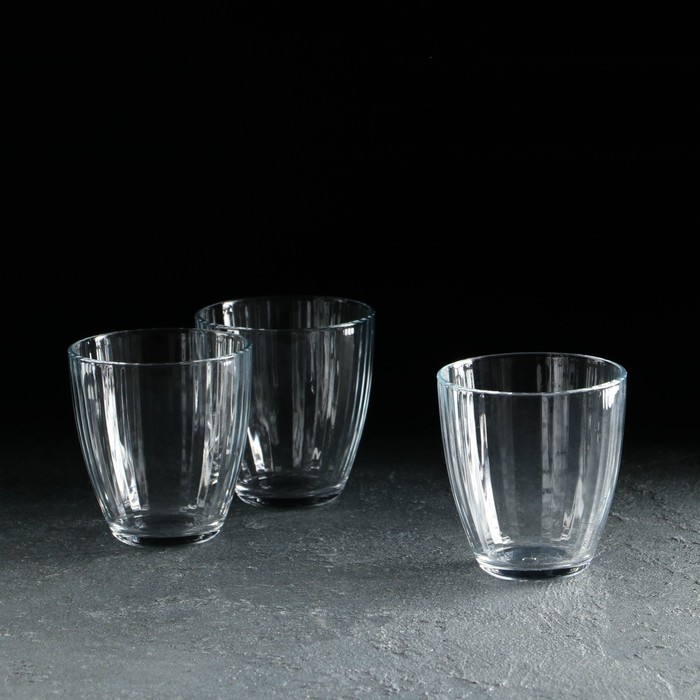 цена Набор стеклянных стаканов Linea, 3 шт, 280 мл