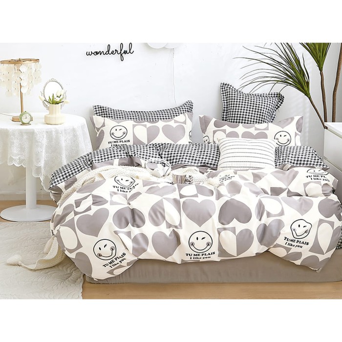 

Постельное бельё 2 сп Satin de Luxe, размер 230х240 см, 180х210 см, 50х70 см - 2 шт