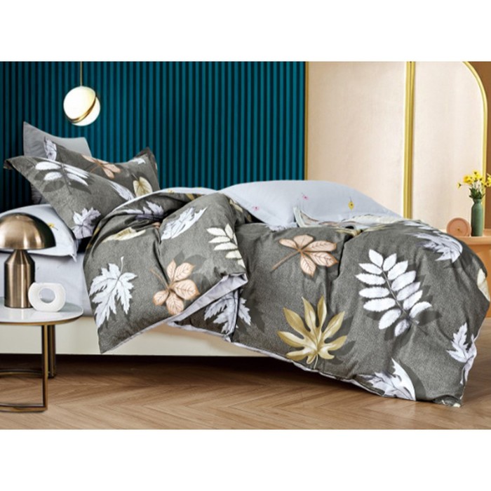 фото Постельное бельё евро satin de luxe, размер 230х250 см, 200х220 см, 50х70 см - 2 шт, 70х70 см - 2 шт cleo