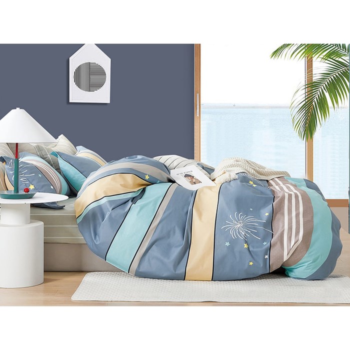 

Постельное бельё евро Satin de Luxe, размер 230х250 см, 200х220 см, 50х70 см - 2 шт, 70х70 см - 2 шт