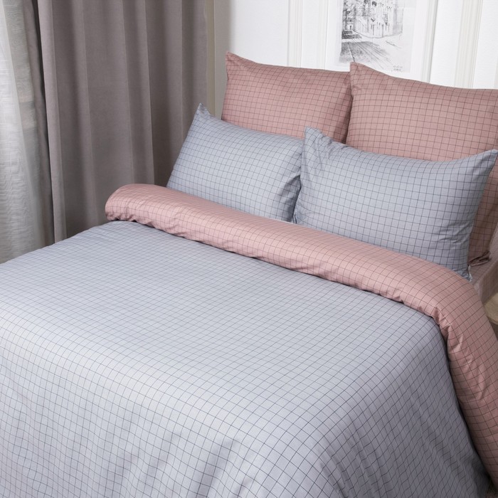 Постельное бельё евро Fashion, размер 235х260 см, 200х215 см, 50х70 см - 2 шт, 70х70 - 2 шт