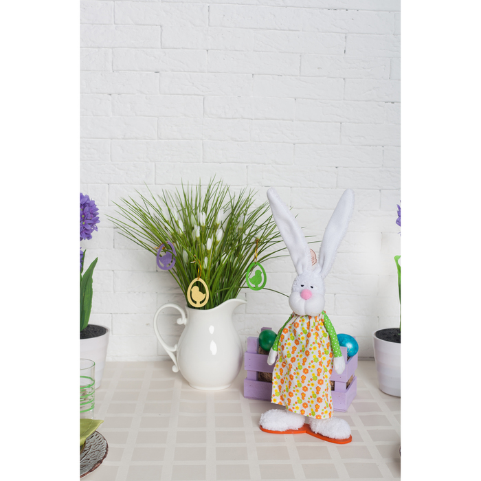 Декор "Зайка в ярком платье"