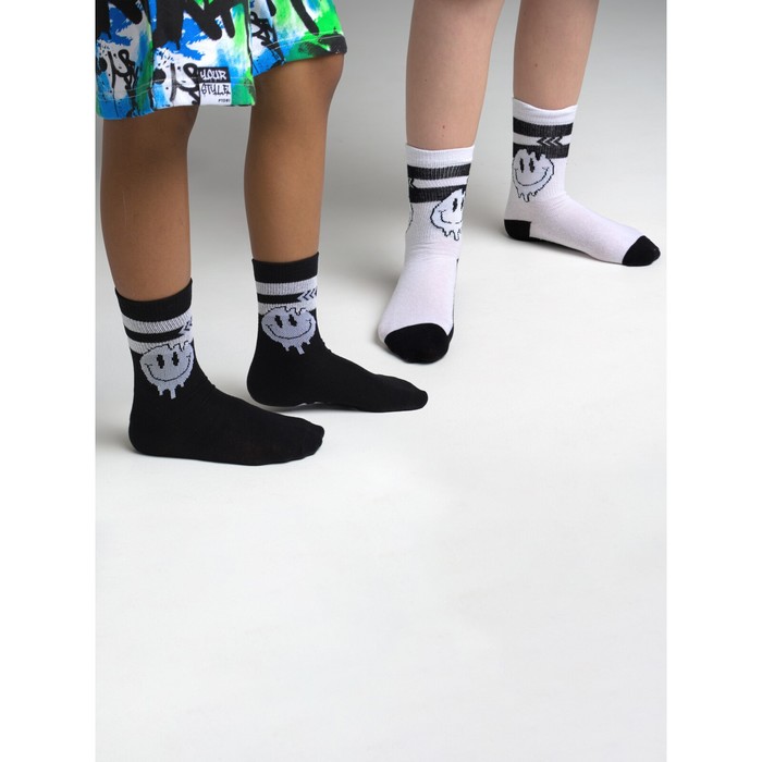 Носки для мальчиков, размер 34-36, 2 пары