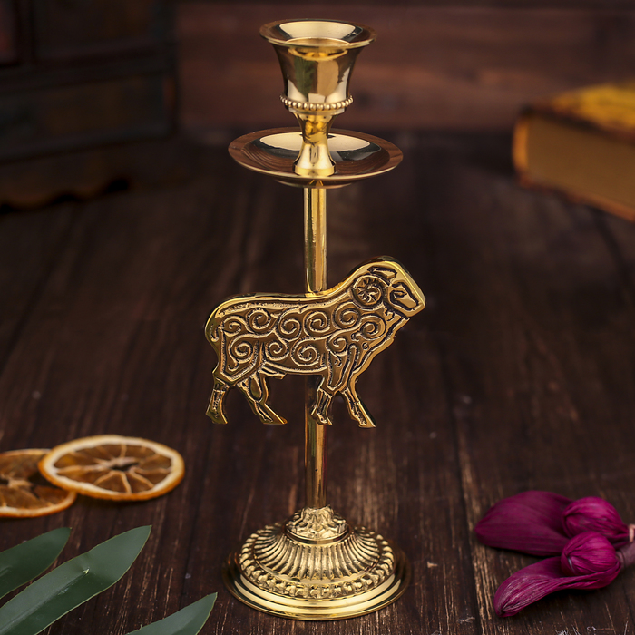 Подсвечник на 1 свечу "Овца"