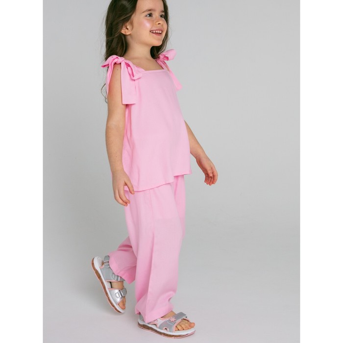 фото Полукомбинезон для девочек, рост 116 см playtoday