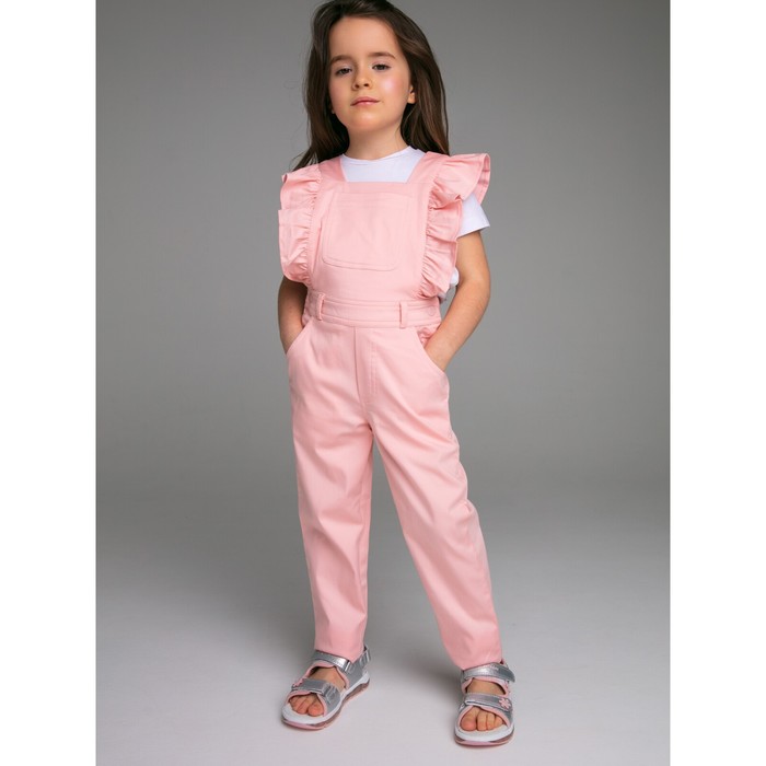фото Полукомбинезон для девочек, рост 122 см playtoday