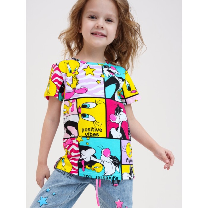 

Футболка для девочек, рост 122 см