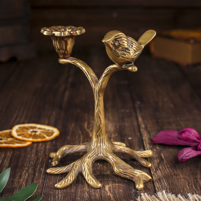 Подсвечник на 1 свечу "Жаворонок"