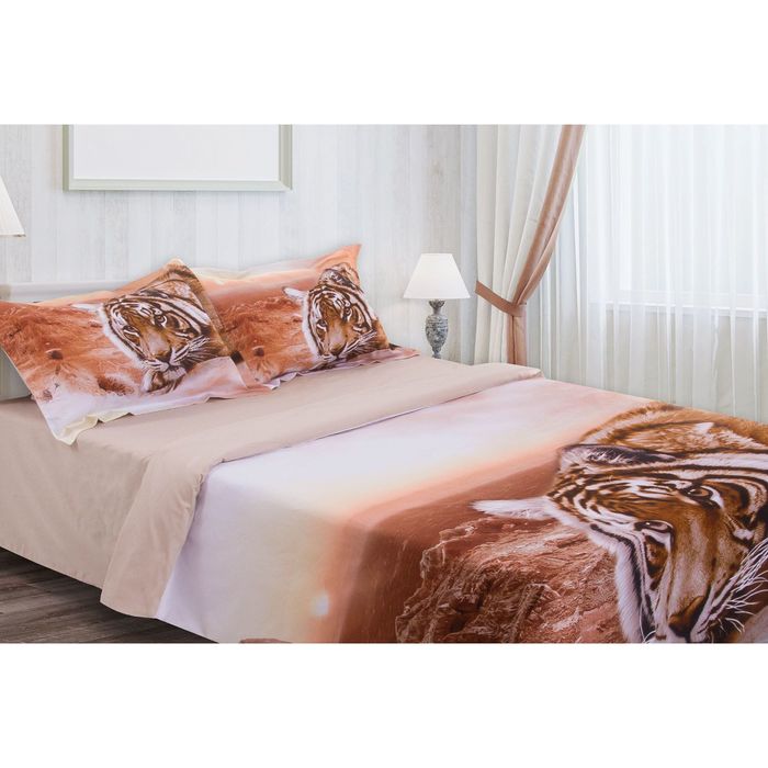 Постельное бельё "Этель 3Д" 2 сп., Покой 180*210 см 220*240 см 50*70 + 5 см - 2 шт.
