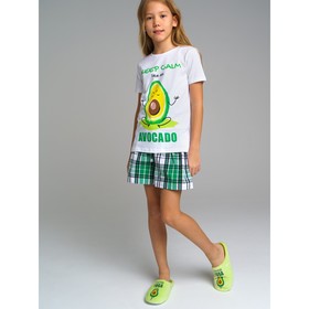 

Комплект для девочек: футболка, шорты, рост 158 см