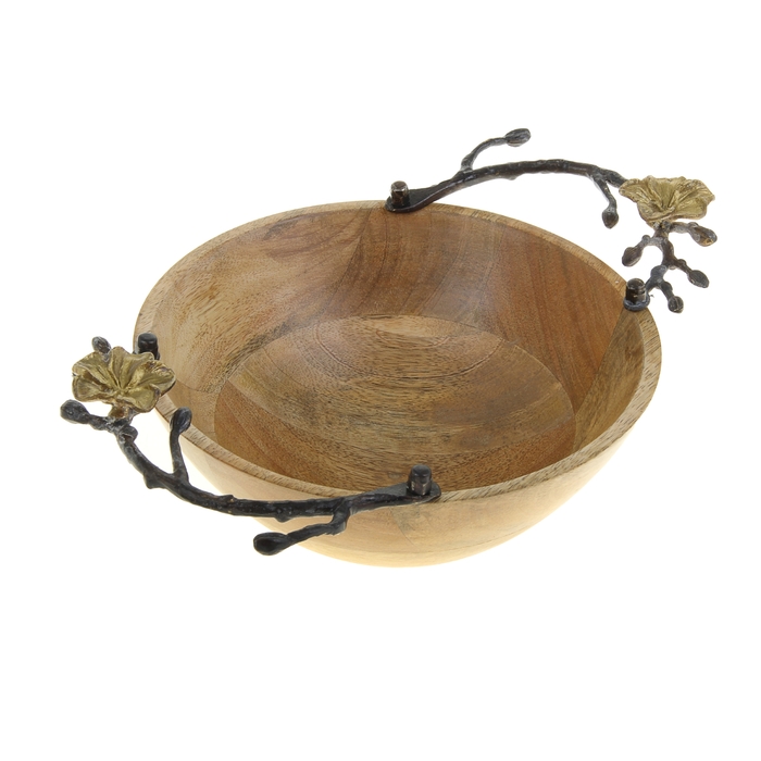 Блюдо из мангового дерева "Цветок вишни"