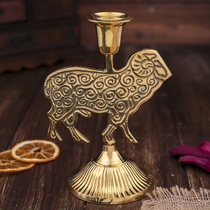 Подсвечник на 1 свечу "Овца"