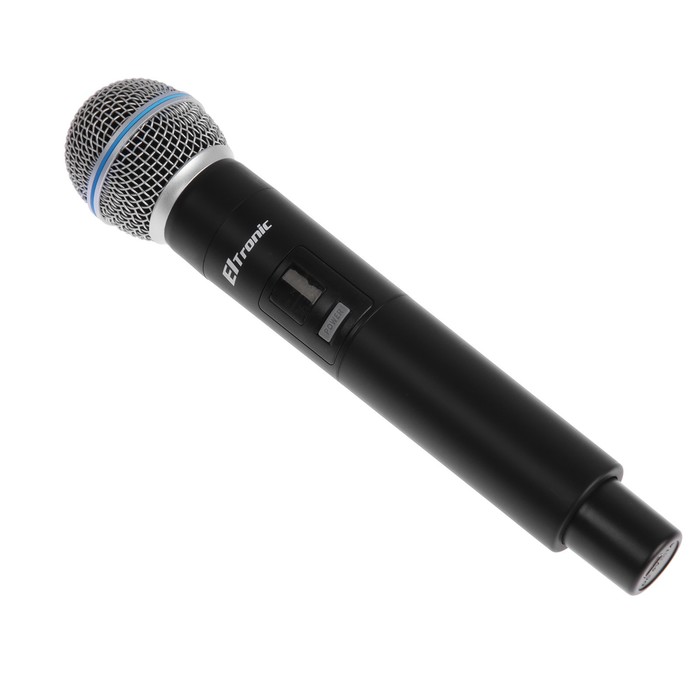 Микрофон для караоке ELTRONIC 10-03, беспроводной, приемник, черный микрофон eltronic 10 08