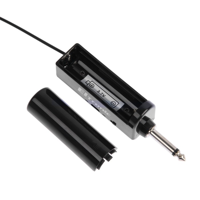 Микрофон ELTRONIC 10-05 петличный, 12-40 дБ, беспроводной, с прищепкой, черный