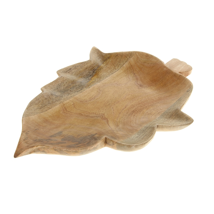 Блюдо из мангового дерева "Лист"