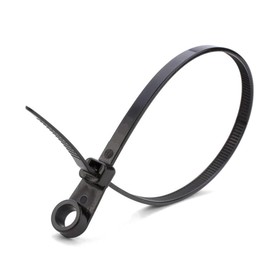 

Стяжка нейлоновая с отверстием под винт, КСО Fortisflex, 8х380 цвет черный, 100шт.