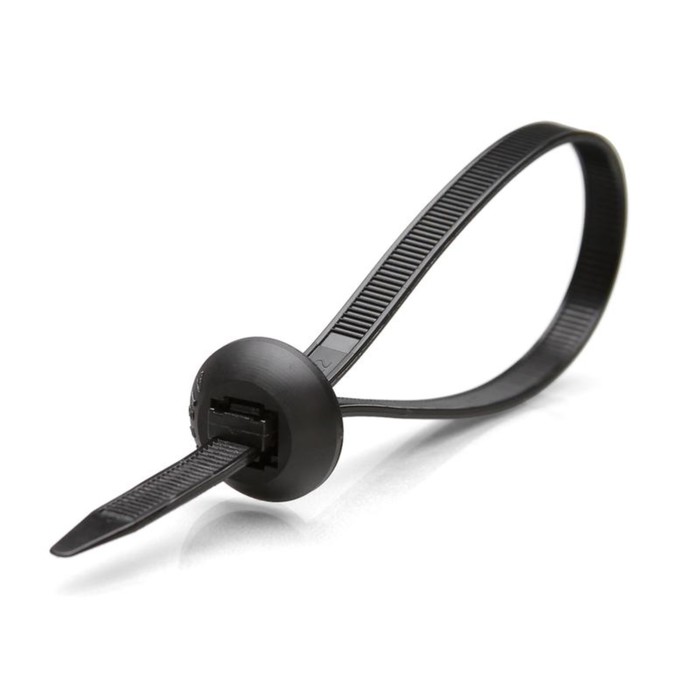 

Стяжка нейлоновая с круглым замком, Fortisflex КСК, 8х280 мм, цвет черный 100шт