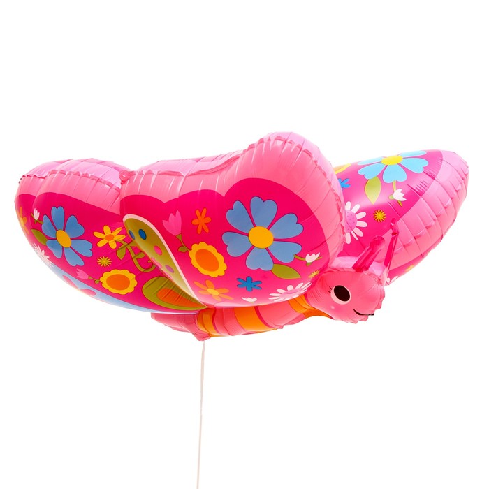 Шар фольгированный 30 «Розовая ажурная бабочка» шар фольгированный бабочка набор 2 шт