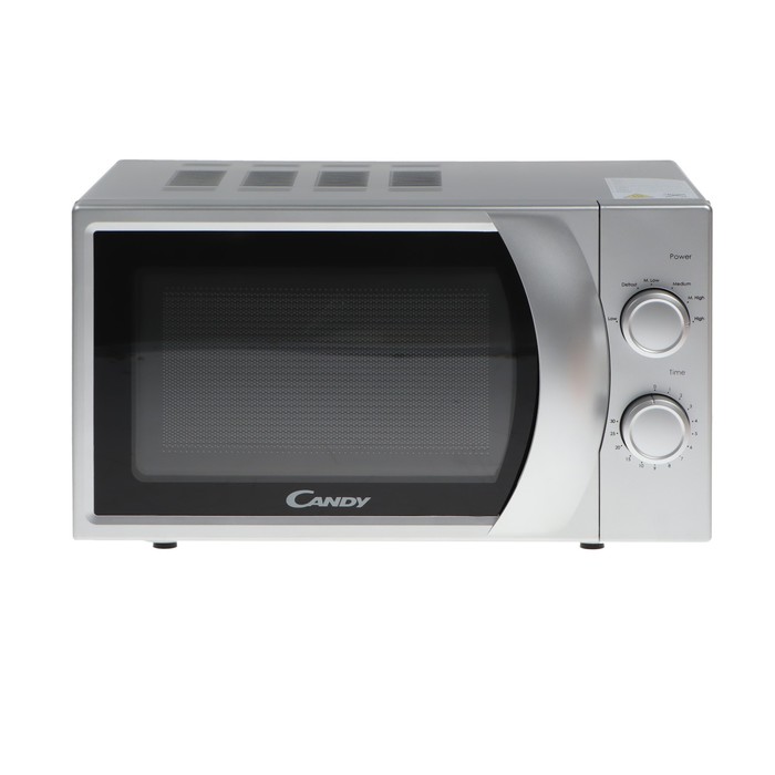 

Микроволновая печь Candy 20CBMS, 700 Вт, 20 л, 6 режимов, серебристая