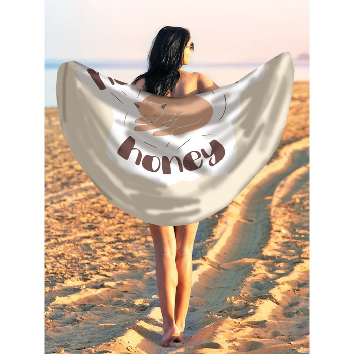 Парео и пляжный коврик «Послание», d = 150 см