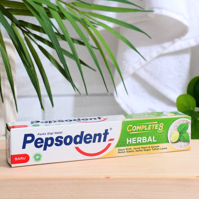 фото Зубная паста pepsodent complite 8 herbal комплекс 8 травы, 75 г