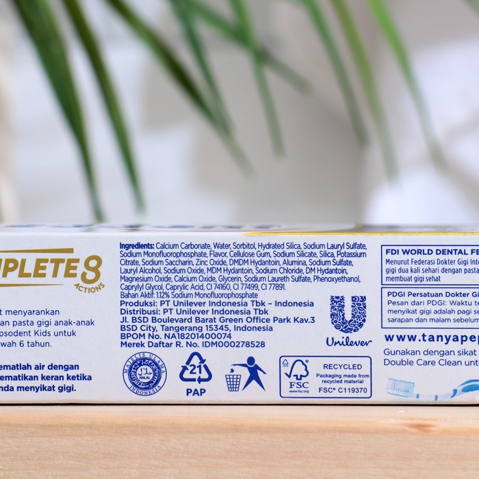 

Зубная паста Pepsodent Complite 8 Whitening, Комплекс 8 Отбеливание, 75 г