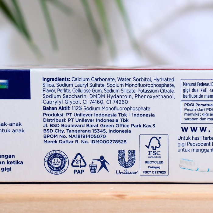

Зубная паста Pepsodent Action 123 Complite, Действие 123 Комплекс, 190 г