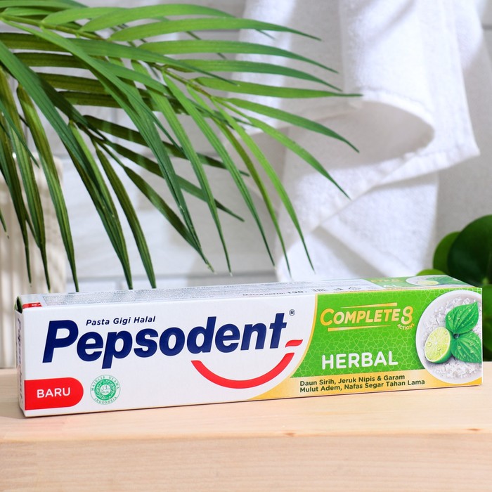 фото Зубная паста pepsodent complite 8 herbal комплекс 8 травы, 190 г