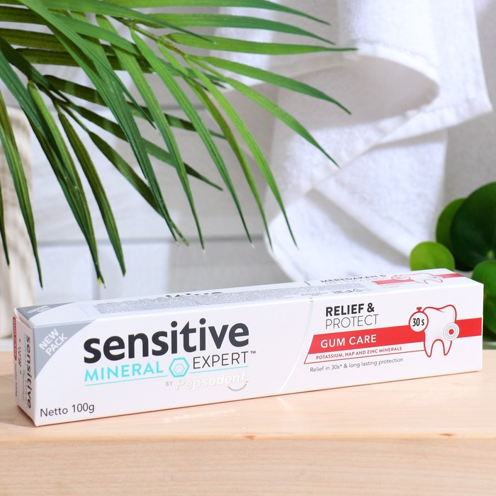 фото Зубная паста sensitive gum care, минерал эксперт от пепсодент, 100 г pepsodent