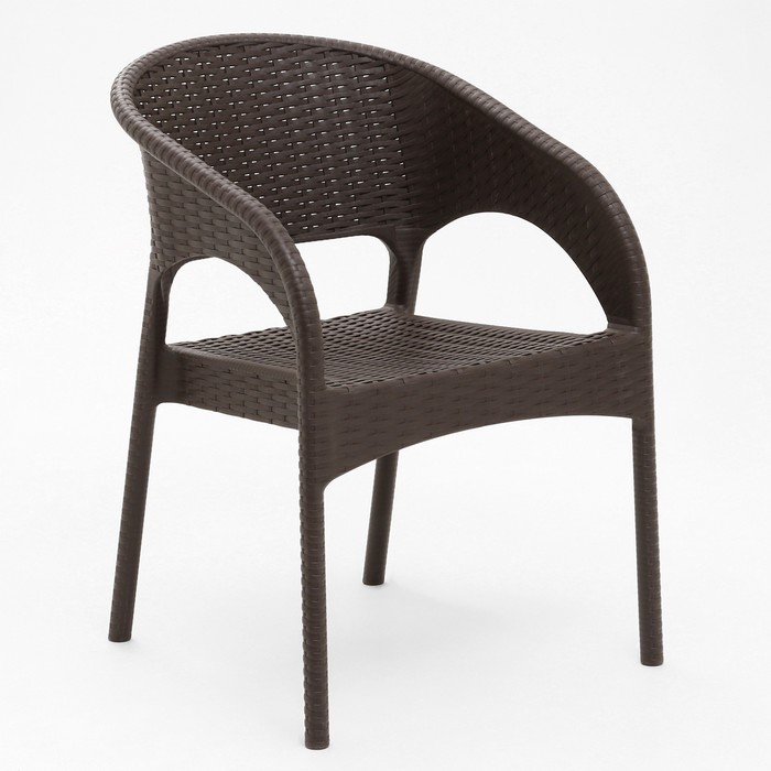 Кресло RATTAN Ola Dom, коричневое, 58 х 62 х 80,5 см