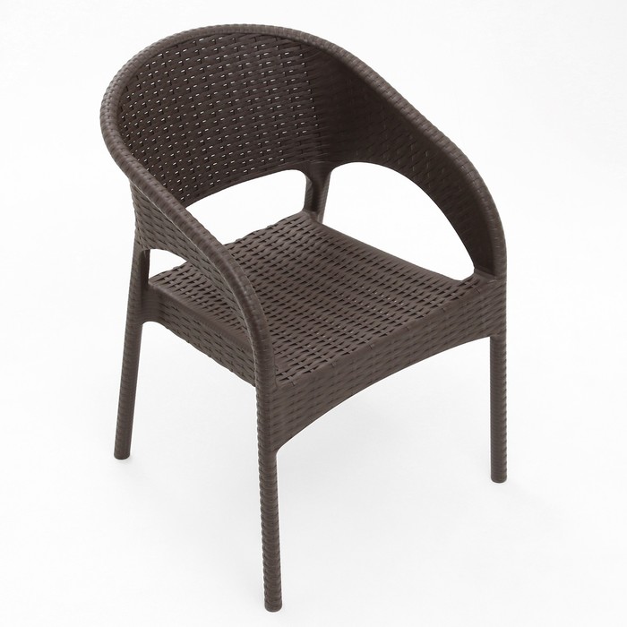 Кресло RATTAN Ola Dom, коричневое, 58 х 62 х 80,5 см