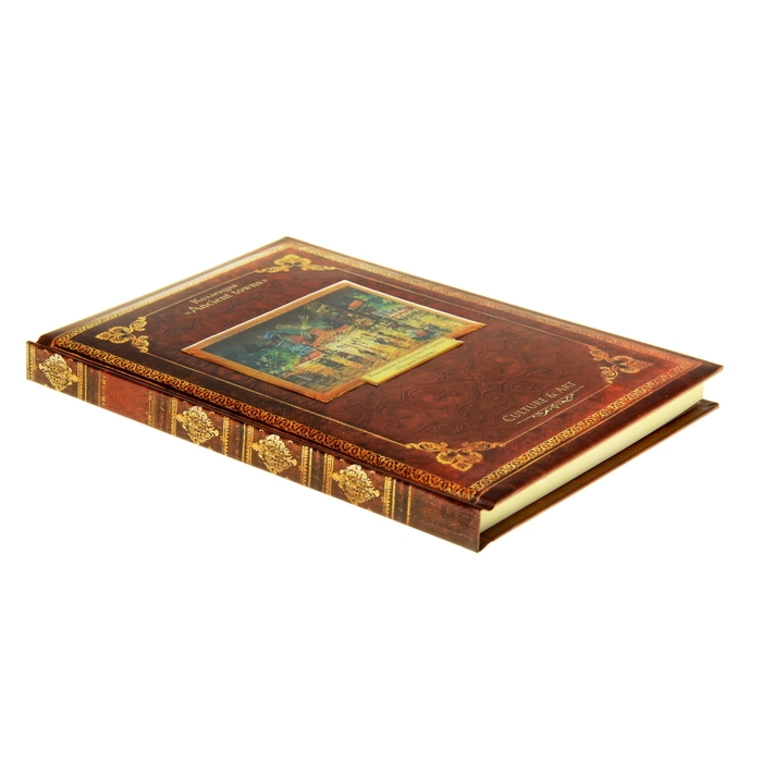 Ежедневник "Ночной Париж. Коллекция "Старинные города" ,твёрдая обложка, А5, 96 листов