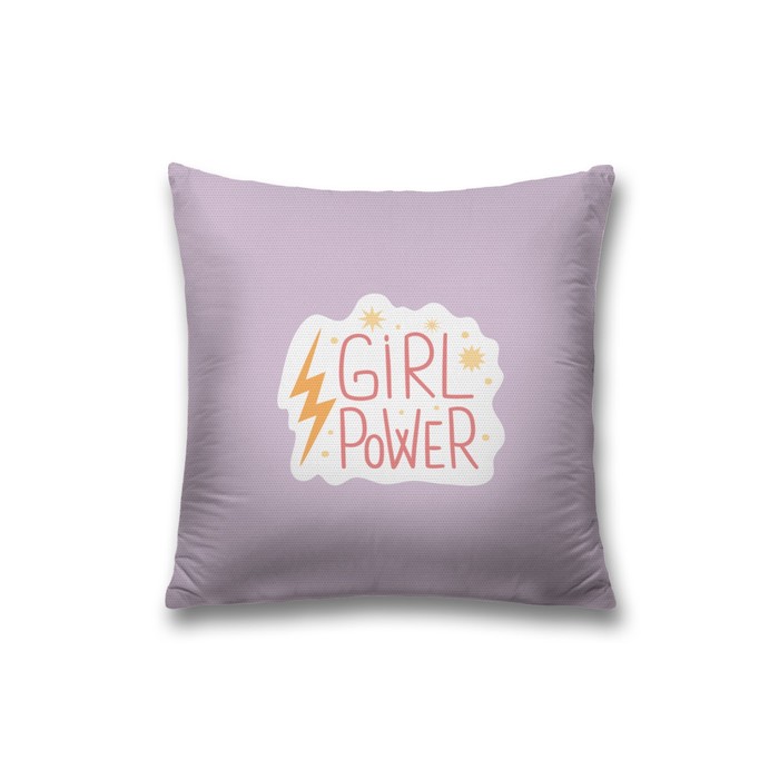 

Наволочка декоративная «Girl power», на молнии, размер 45х45 см