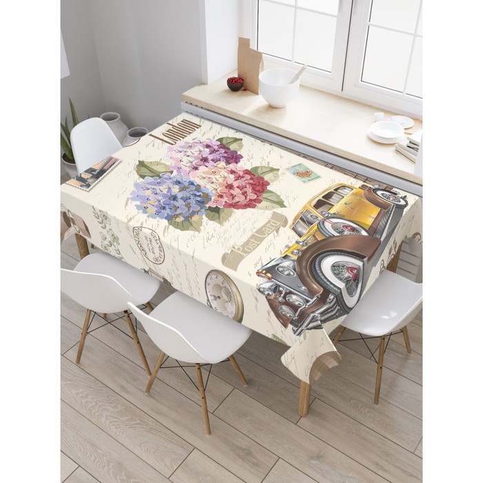 Скатерть на стол «Лондон», прямоугольная, оксфорд, размер 120х145 см скатерть на стол орхидеи прямоугольная оксфорд размер 120х145 см