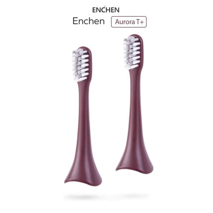 Насадка для зубных щеток Enchen Aurora T+, в упаковке 2 шт, красная
