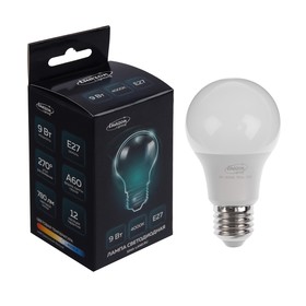 

УЦЕНКА Лампа cветодиодная Luazon Lighting, A60, 9 Вт, E27, 780 Лм, 4000 К, дневной свет