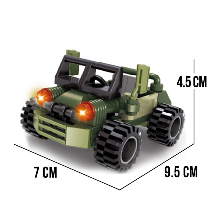 Конструктор Армия «Штурмовой внедорожник», 36 деталей