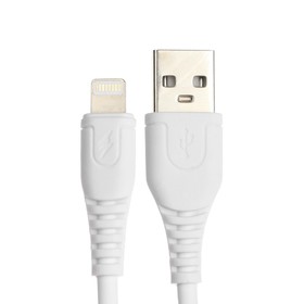 

УЦЕНКА Кабель ONE DEPOT DP-S08, Lightning - USB, 2.4 А, 1 метр, белый